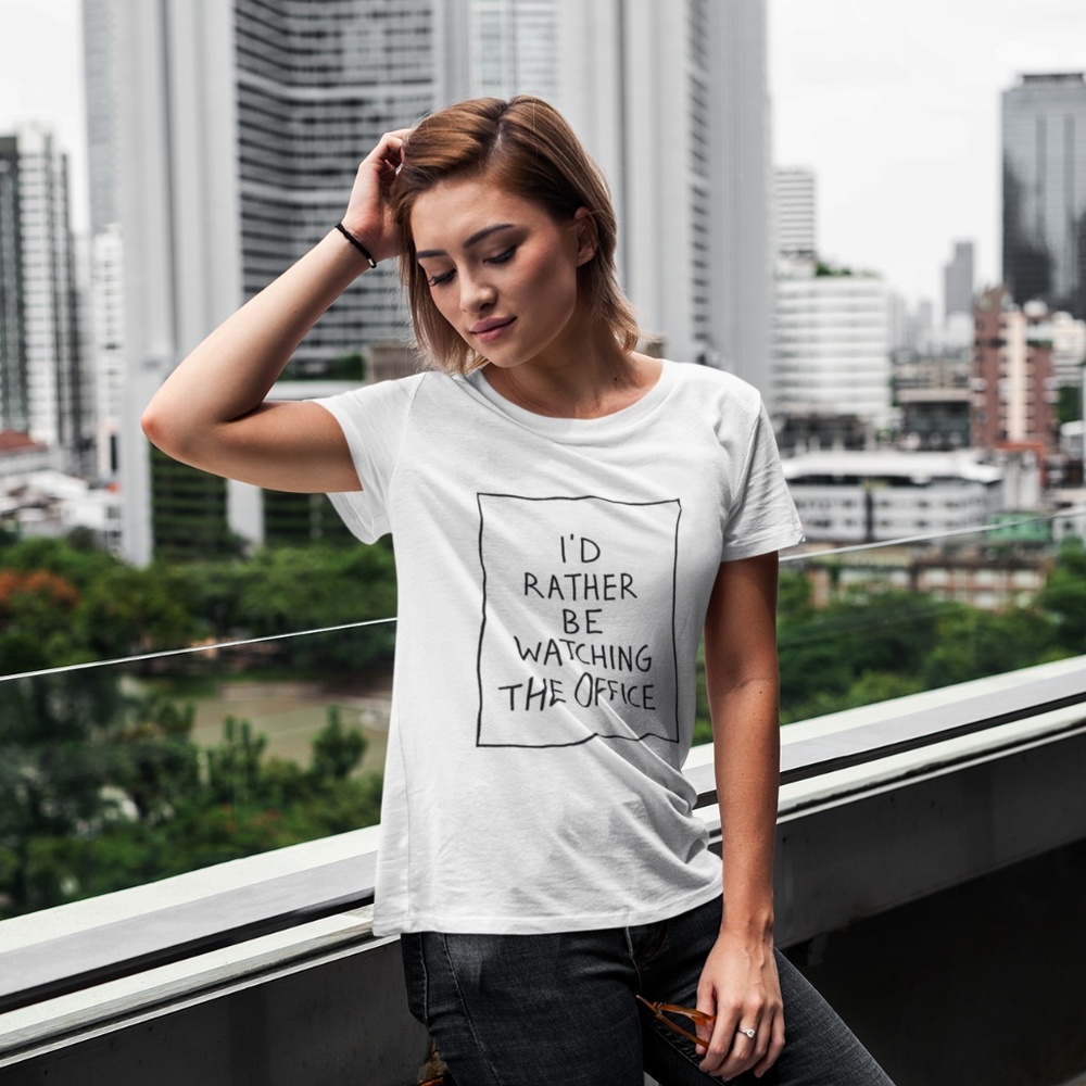 I'd Rather Be Watching The Office T-Shirt